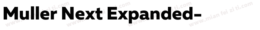 Muller Next Expanded字体转换